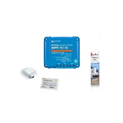Pack BLACK BOOSTER Panneau Solaire 140W + Régulateur solaire VICTRON 220W 15A ANTARION