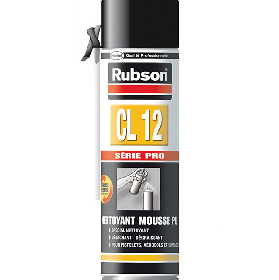 Pack 24 Mousses expansives PU pistolable P305 Foam'n'Fill 750ml BOSTIK + 12 Nettoyants mousse PU CL12 500ml + Pistolet manuel