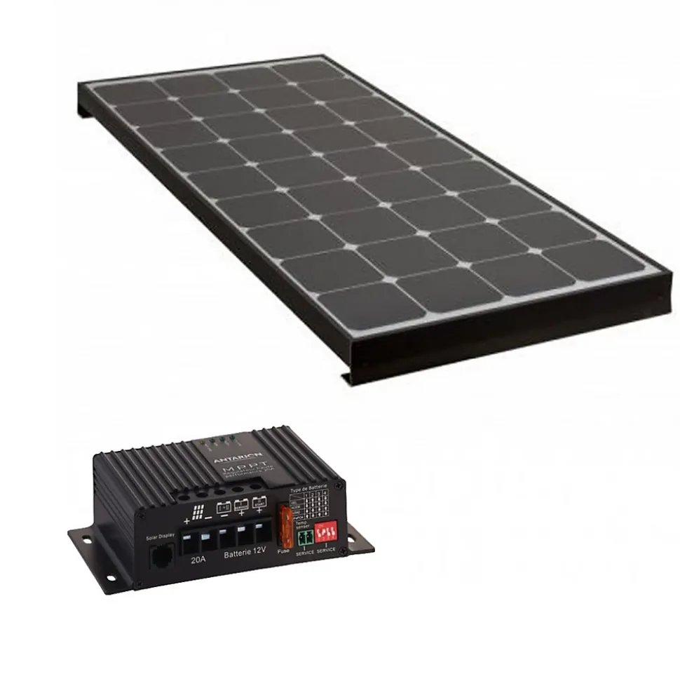 PACK Panneau Solaire Black Booster 220W + Régulateur de charge Solaire ANTARION