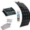 Pack Panneau Solaire Souple 135W Camping car Van Life + régulateur solaire SC10 ANTARION