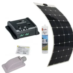 Pack Panneau Solaire Souple 135W Camping car Van Life + régulateur solaire SC10 ANTARION
