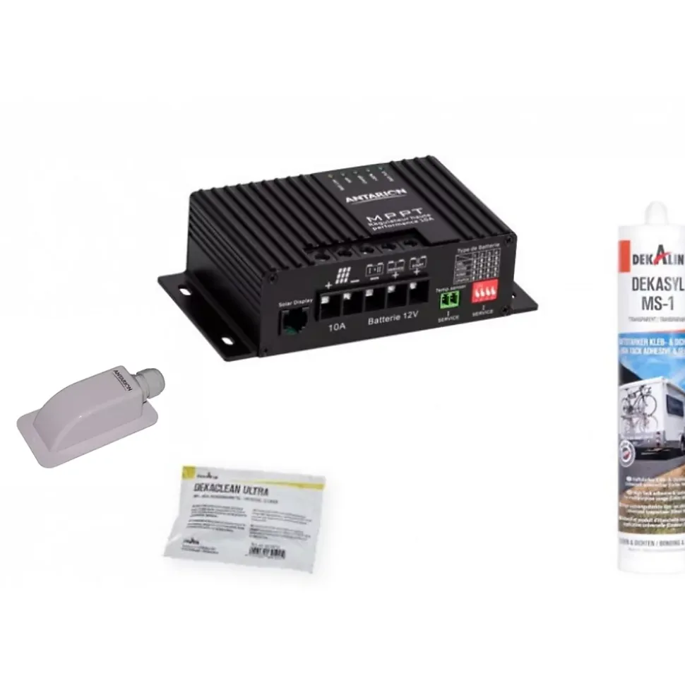 Pack Panneau Solaire 120W Camping-car + Régulateur Solaire MPPT10 ANTARION
