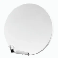 Pack Parabole Satellite Fibre Composite Blanche 60cm + LNB Single + Décodeur Satellite ASTRA HD + Carte HDSAT