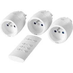 Pack 3 prises + 1 télécommande d'éclairage intérieur 3kW