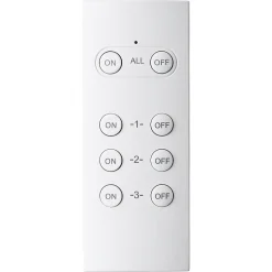 Pack 3 prises + 1 télécommande d'éclairage intérieur 3kW