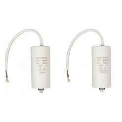 Pack 2x Condensateurs 50.0uf 450 V + Cable Condo fil 50mf FIXAPART
