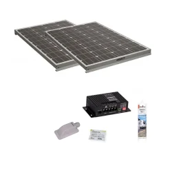Pack 2x Panneaux solaire 120W + kit de pose avec régulateur MPPT 320W 20A ANTARION