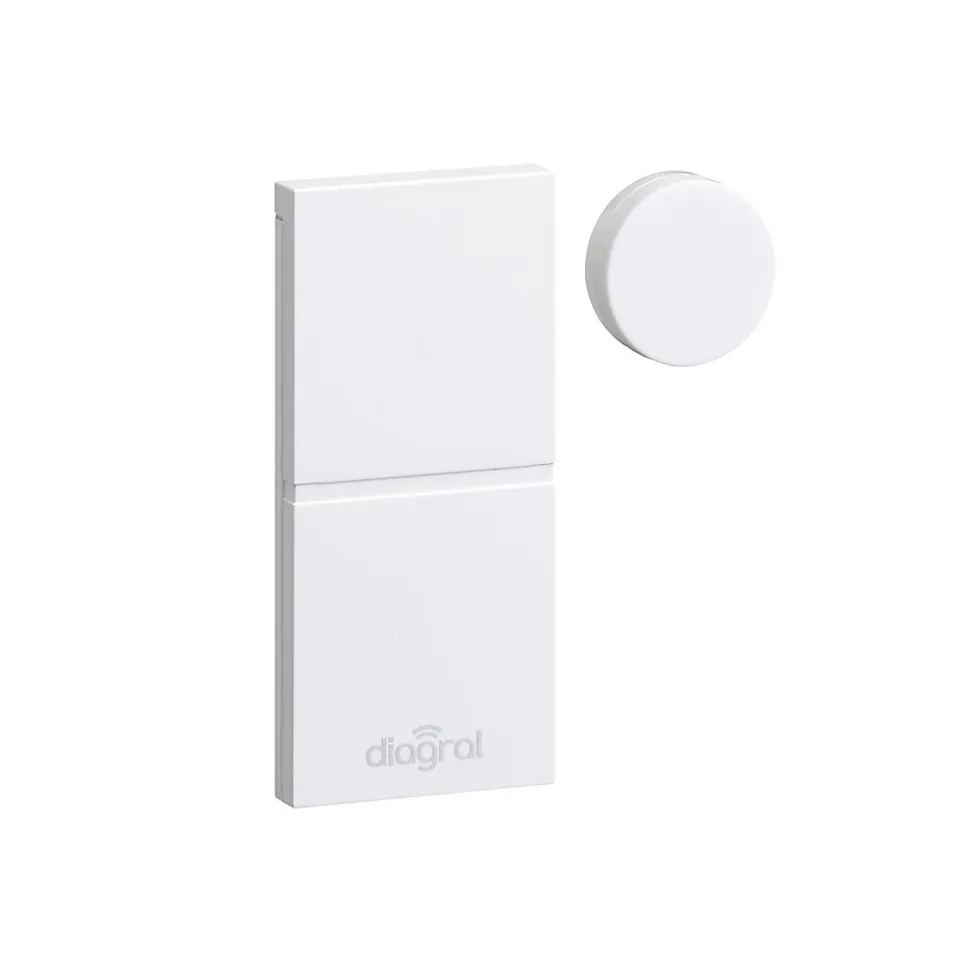Pack alarme Diagral Précision sirène GSM DIAG04CSF + Détecteur d'ouverture DIAG39APX + Télécommande multifonction AL41ACK