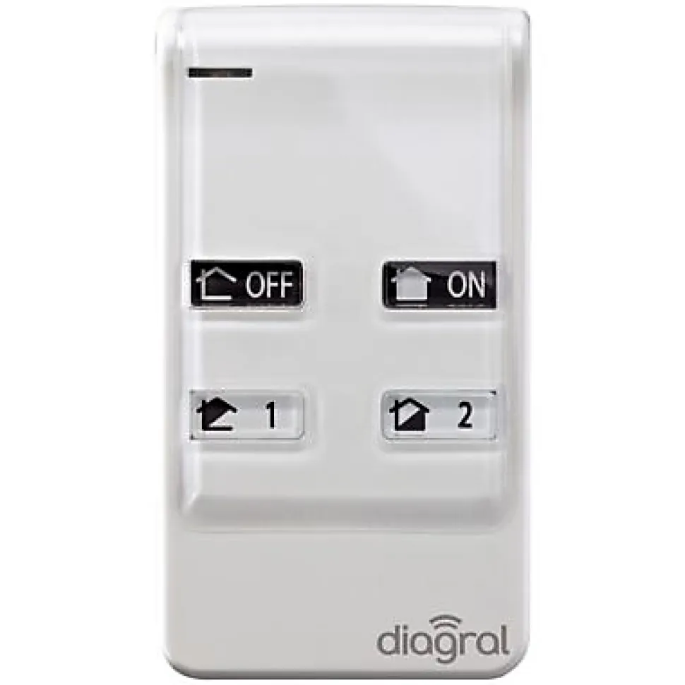 Pack alarme Diagral Précision sirène GSM DIAG04CSF + Détecteur d'ouverture DIAG39APX + Télécommande multifonction AL41ACK