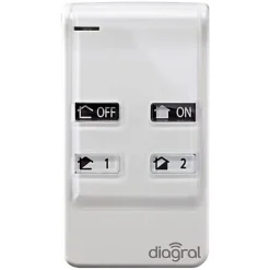 Pack alarme Diagral Précision sirène DIAG03CSF + Détecteur d'ouverture DIAG39APX + Télécommande multifonction AL41ACK