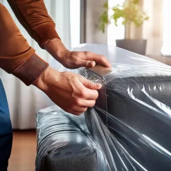 Pack and Move - Housse protection canapé 2 place - 150 x 300 cm - Imperméable et anti-poussière - Fermeture facile