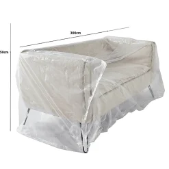 Pack and Move - Housse protection canapé 2 place - 150 x 300 cm - Imperméable et anti-poussière - Fermeture facile