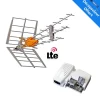 Pack Antenne TNT DAT HD BOSS UHF Gain 42dBi + Alimentation 24V TELEVES