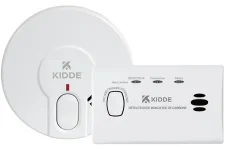 Pack appartement 1 détecteur de fumée + 1 détecteur de monoxyde de carbone Kidde