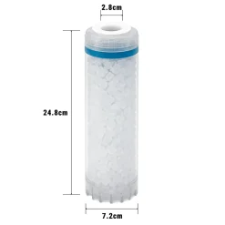 Pack cartouches polyphosphate et anti-sédiments 9'' 3/4 filtre à eau sous évier - 10 µm
