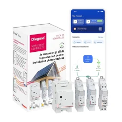 Pack connecté Legrand Drivia pour panneaux solaires