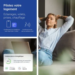 Pack connecté Legrand Drivia pour panneaux solaires