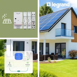 Pack connecté Legrand Drivia pour panneaux solaires