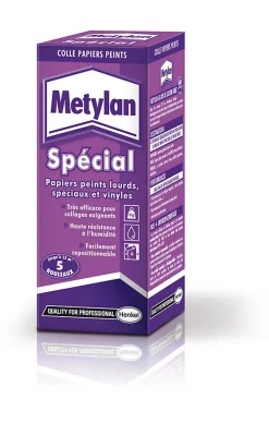 Pack de 2 - METYLAN Colle Papiers Peints Spécial Paquet 200g