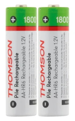 Pack de 2 piles rechargeables HR06 AA 1800 mAh - Thomson