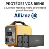 Pack Desk Nomade RUNHOOD - Station HE600 + 648 Wh + 200 W Solaire - Bureau Mobile Plug et Play