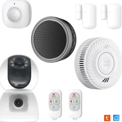 Pack Essentiel Sécurité intérieure Connectée Vidéosurveillance, Incendie & Intrusion