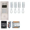 Pack Interphone Audio 4 Bp Avec 4 Postes Programmés