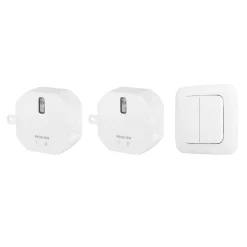 Pack interrupteur double + 2 modules intérieurs