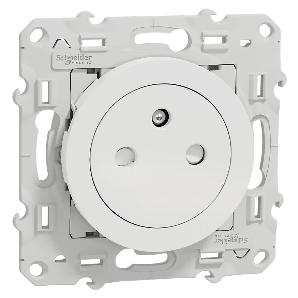 Pack Odace Schneider Electric blanc 60 pièces