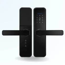 Pack serrure connectée locky-1 à code, badge et bluetooth + passerelle wifi
