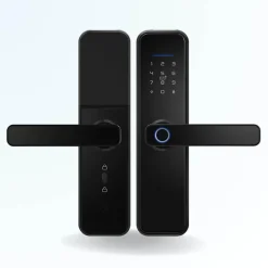 Pack serrure connectée locky-2 biométrique, code, badge et bluetooth + passerelle wifi
