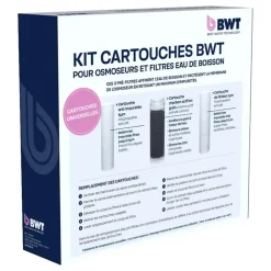 Pack Triplex Pour Filtres Bwt Eau De Boisson Et Osmoseurs Domestiques