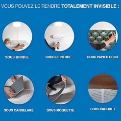 Pack TV cables invisibles Magic Elek 1,5m 16A 3500W
