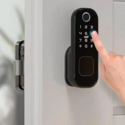 Pack verrou connectée locky-3 à code, badge et bluetooth + passerelle wifi