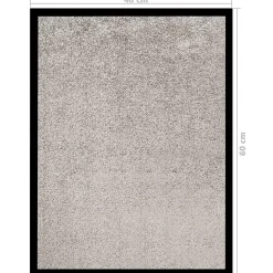 Paillasson Gris 40x60 cm vidaXL