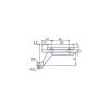 Paire de paumelles pour feuillure de 45mm lagune chromé mat - Stremler - 4201.31.0