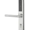 Paire de poignées connectées Intelock Multi, pour porte d'entrée, entr'axes 85mm, argent - INTELOCK