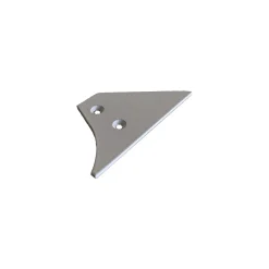 Paire d'embouts alu pour Porte Tablette B08R3P1KDS (Laqué Blanc RAL 9003)