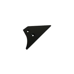 Paire d'embouts alu pour Porte Tablette B08R3P1KDS (Laqué Noir Mat RAL 9011)