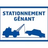 Panneau de signalisation "Stationnement gênant" Chapuis