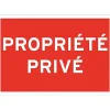 Panneau de signalisation "Propriété privée"