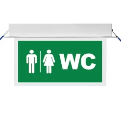 Panneau LED encastré WC BRAYTRON - Blanc - 3W