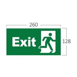 Panneau LED EXIT BRAYTRON - Secours - 3W