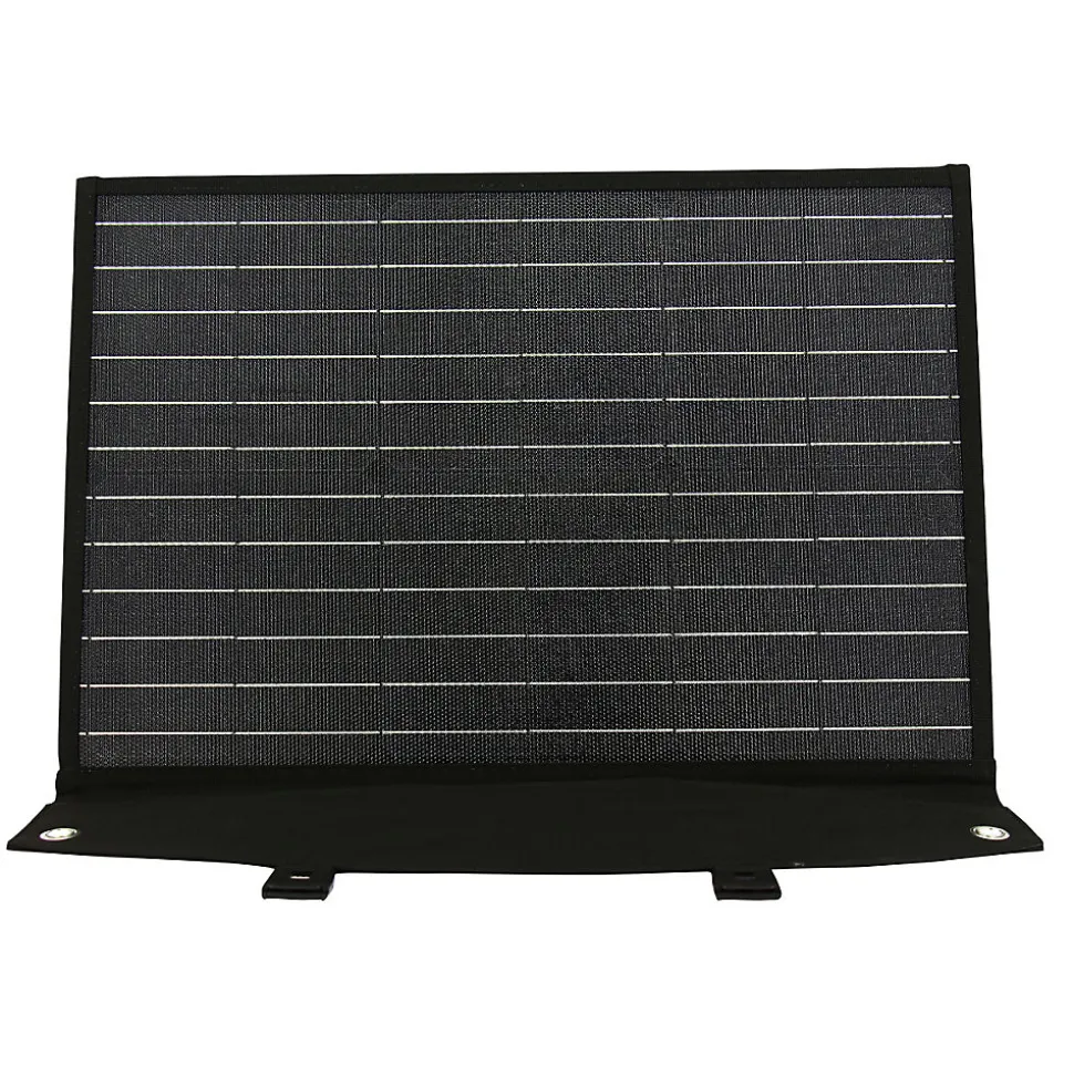 Panneau Solaire Portable Pliable 60W Cellules Monocristallines Sorties USB EZA