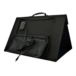 Panneau Solaire Portable Pliable 60W Cellules Monocristallines Sorties USB EZA
