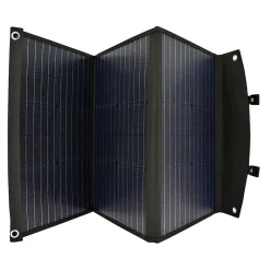 Panneau Solaire Portable Pliable 60W Cellules Monocristallines Sorties USB EZA