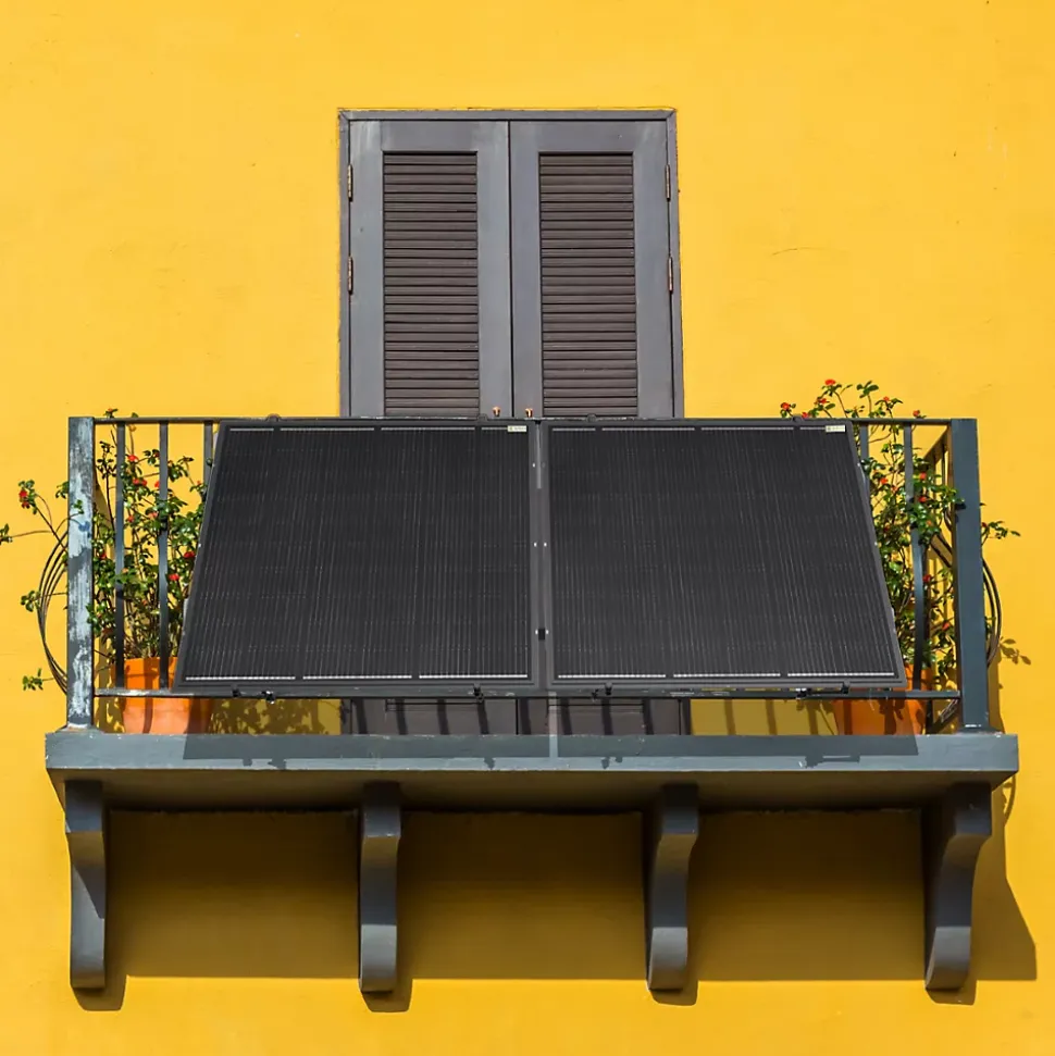 Panneau solaire pour balcon Plug and Play Sunflower Solar 440W, 2 panneaux solaires dernière génération
