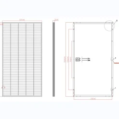Panneau solaire Série Blackwell 250W