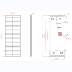 Panneau solaire Série Blackwell 85W