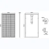 Panneau solaire Série Mono cellules PERC 120W
